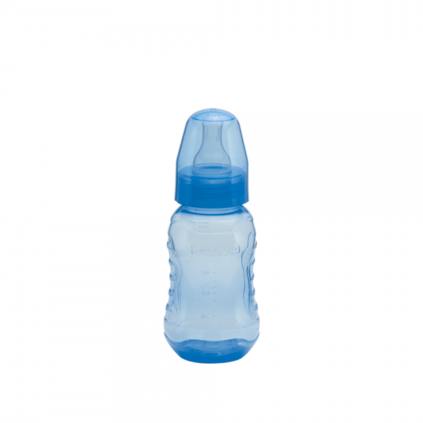 mamadeira azul menino 160ml kuka