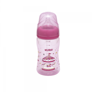 mamadeira kuka de 240ml rosa para meninas