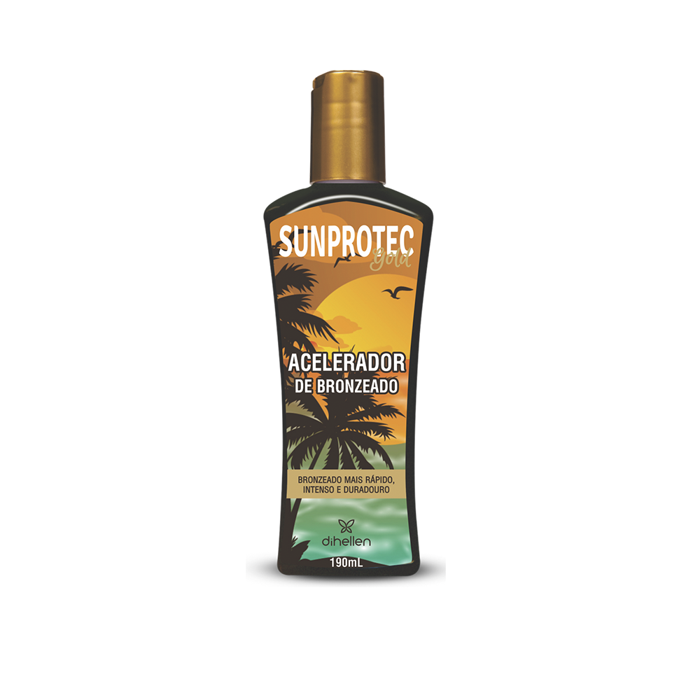 22582 acelerador de bronzeado dihellen bonzeador australian gold, 190ml sunprotect gold