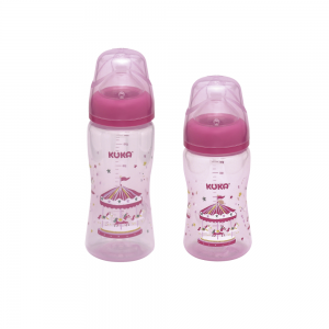 mamadeira kuka rosa estojo econômico 330ml e 240ml