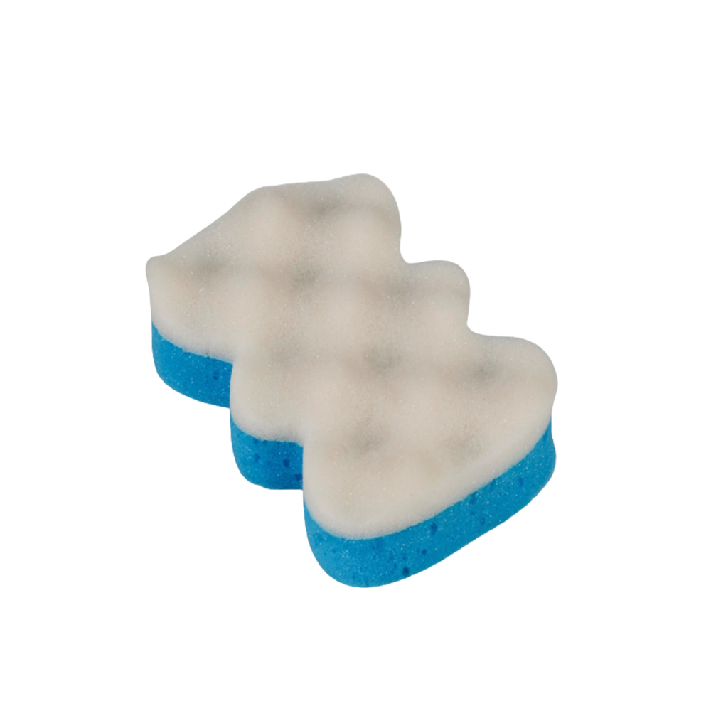 4650 esponja massageadora para banho evol clean colorida
