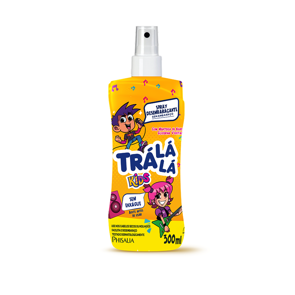 62309 frasco spray desembaraçante tra lá lá meninos 300ml